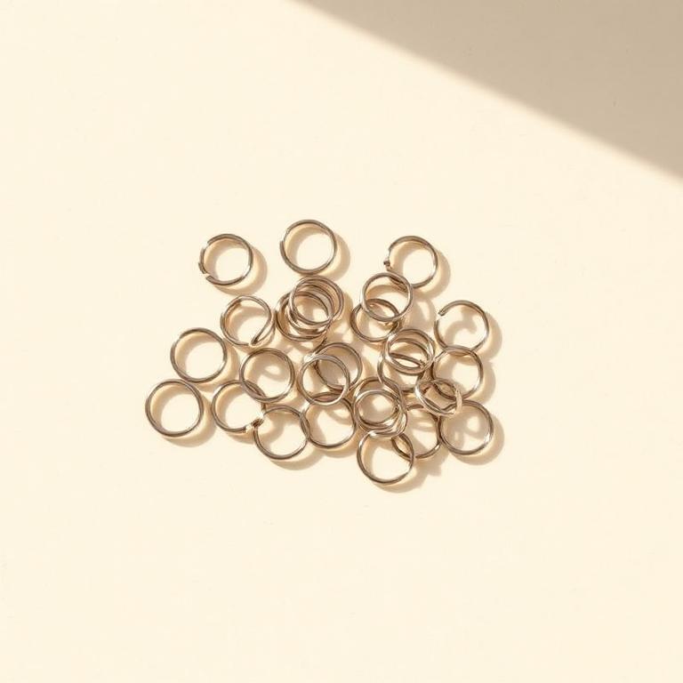 Jump rings or tinned wire